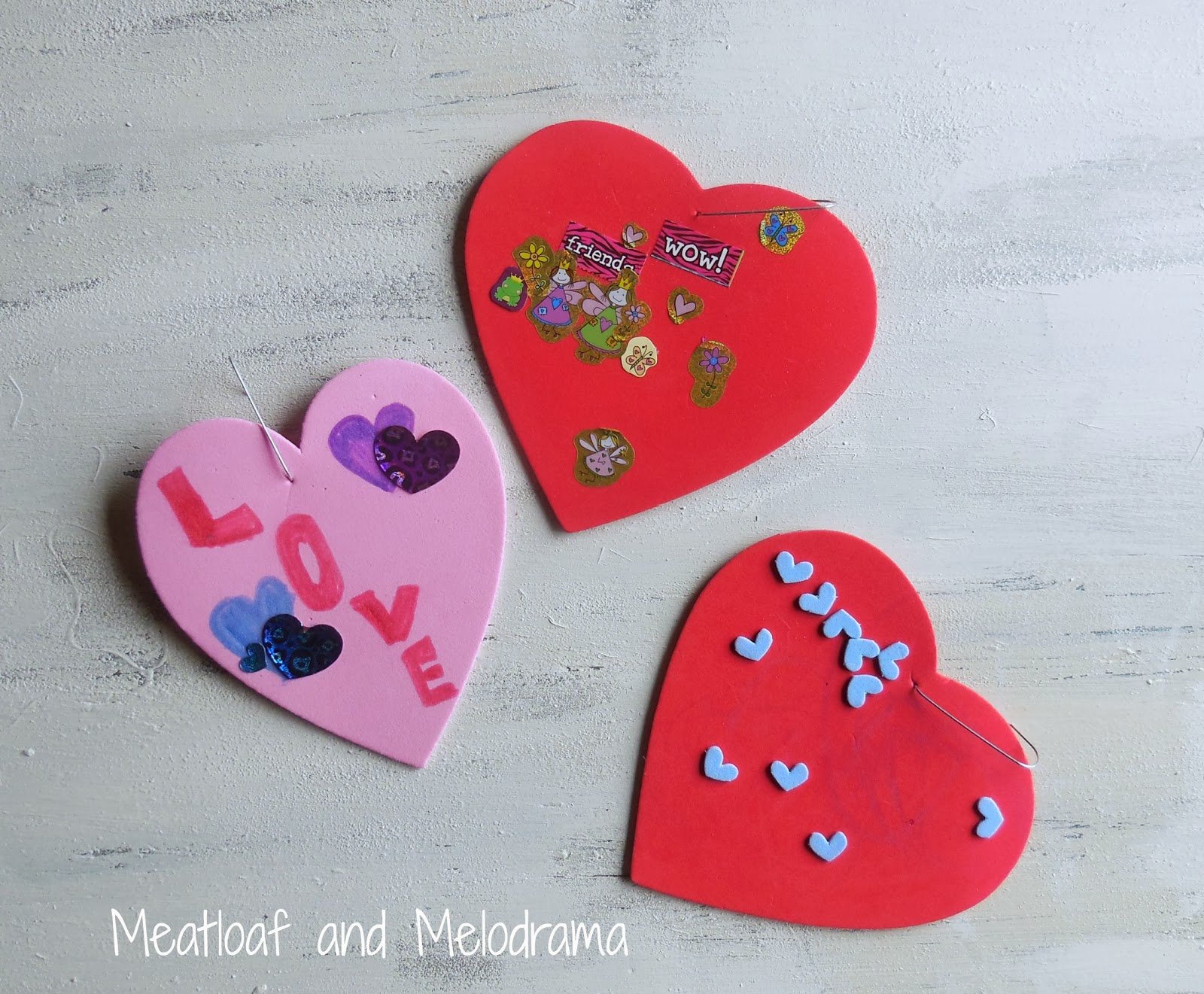 Easy Valentine's Day Crafts for Kids - Meatloaf and Melodrama